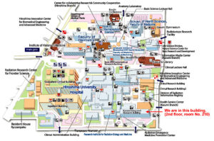 Hiroshima University Kasumi Campus (University Hospital) Map